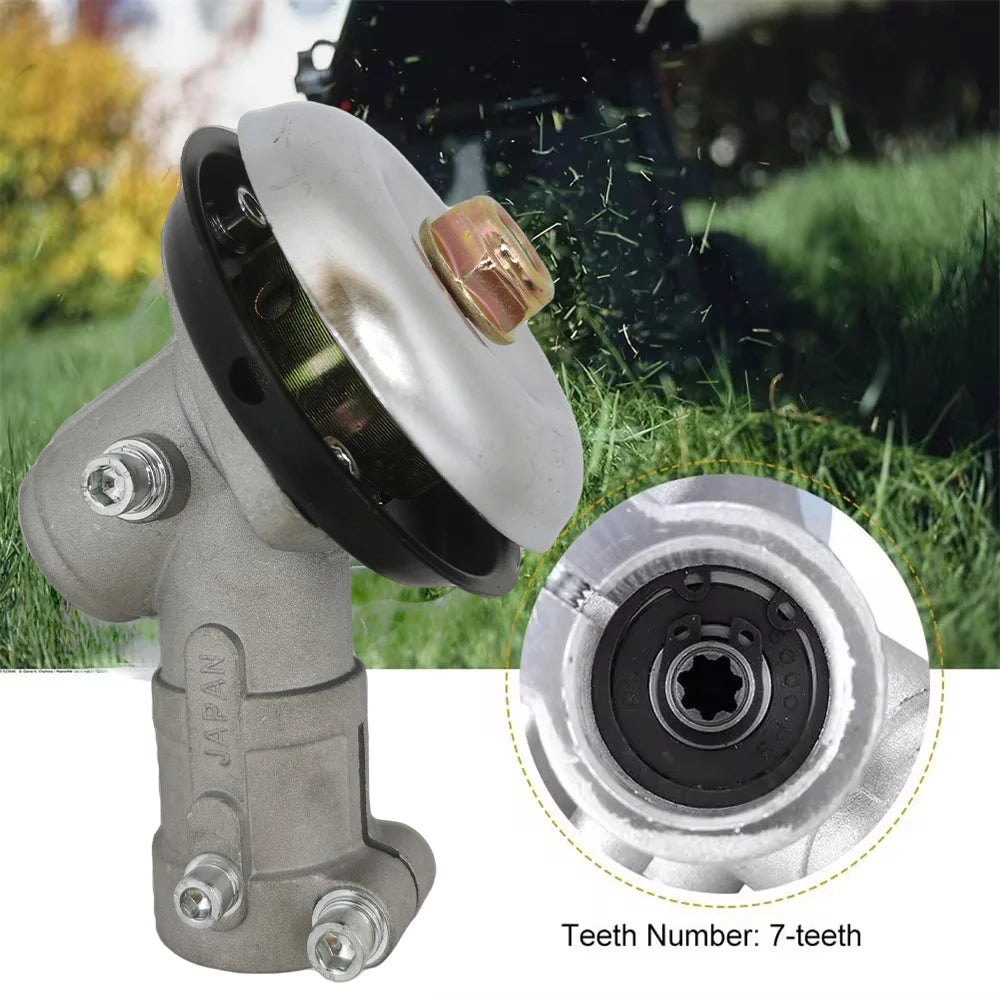 26/28mm 7/9T Strimmer Gear Head Gearbox Brush Cutter Grass Trimmer Lawn Mower Part Lawn Trimmer Accessory Brush Cutter Gear Head