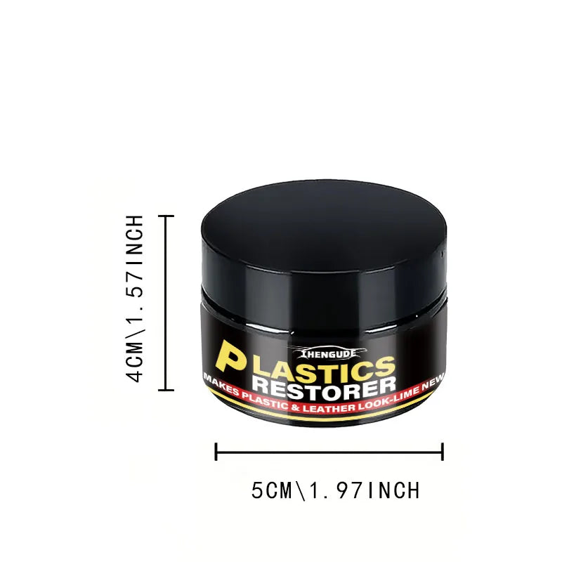 Car Interior Scratch Repair Paste – Plastic Polishing Wax for Dashboard, Black Trim & Surface Repair (30g/50g)