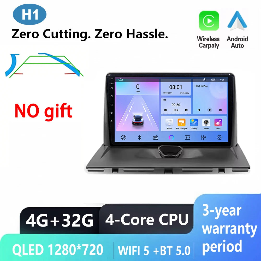Android 16 Car Radio For Peugeot Expert 2 For Citroen Jumpy For Fiat Scudo For Toyota Proace 2007-2017 WIFI No 2Din Touch Screen