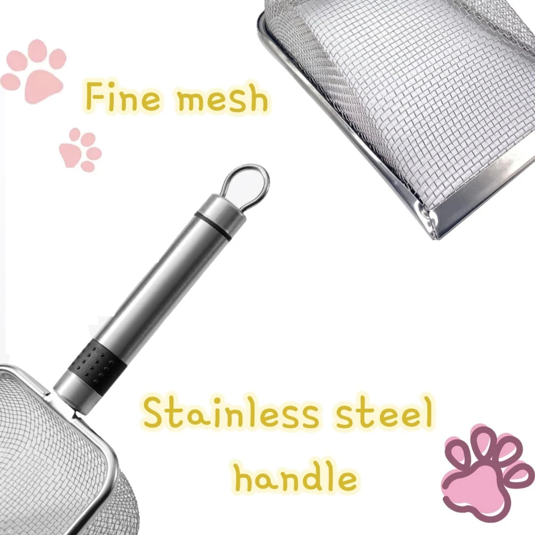 Aluminum Cat Litter Scoop - Metal Sifter with Durable Handle – photo 6