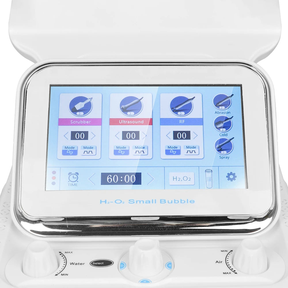 6 in 1 Hydro Microdermabrasion Aqua Peeling H2O2 Facial Machine Hydra Water  Dermabrasion Peel Oxygen Jet Beauty Equipment