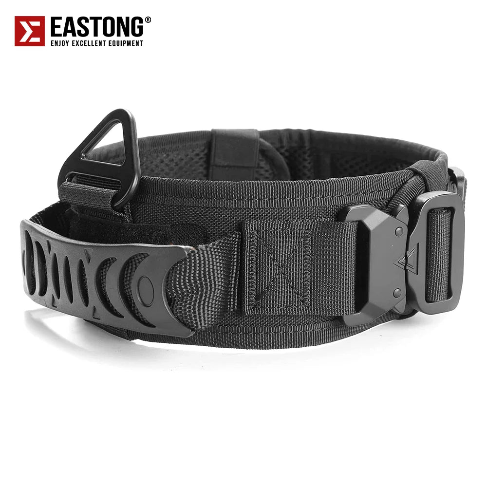 Tactical Reflective Dog Collar - Metal Buckle & Handle – photo 10