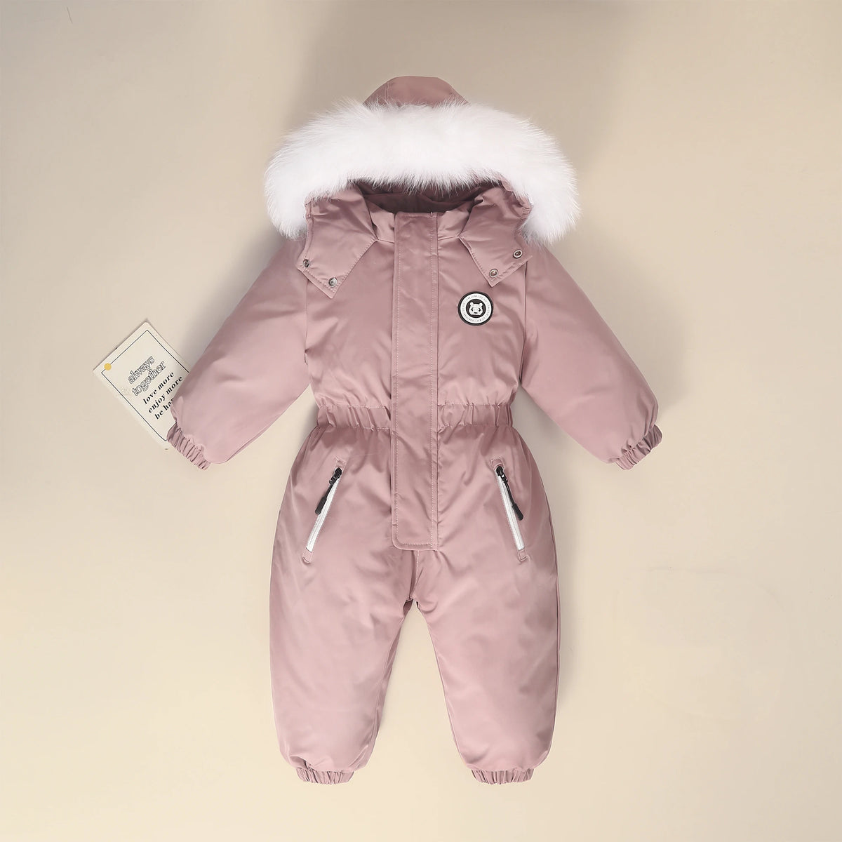 Baby Hooded Snowsuit Jumpsuit - Thick Warm Winter Romper - photo 3