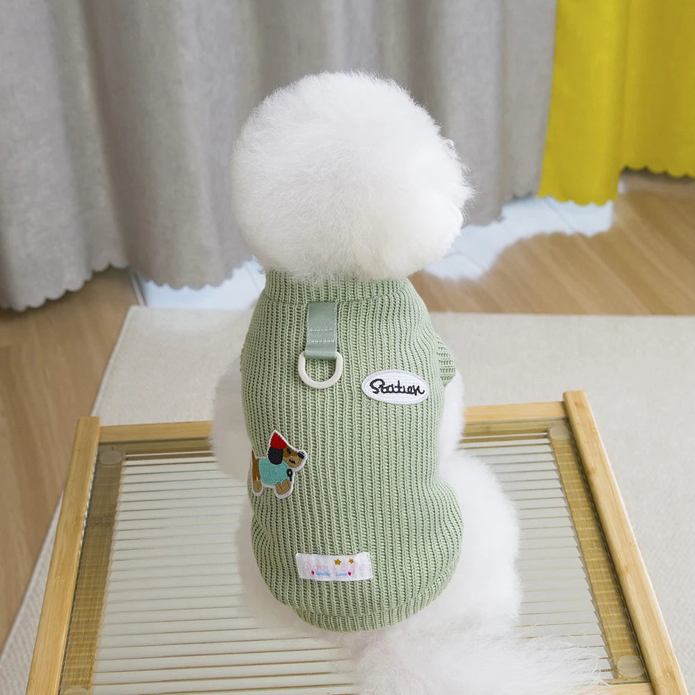 Cotton Dog Sweater for Small Breeds - Winter Puppy Jumper – photo 5
