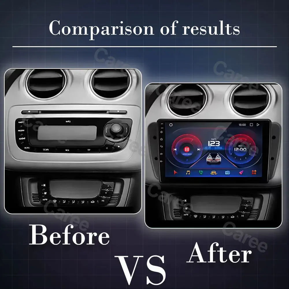 Car Radio For Seat Ibiza MK4 6J 2008-2015 Android Auto CarPlay GPS Navigation Multimedia Bluetooth 4G WIFI Car Head Unit No 2Din