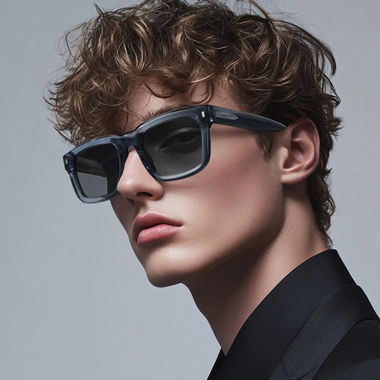 ZENOTTIC Polarized Square Sunglasses — Handmade Acetate Frame