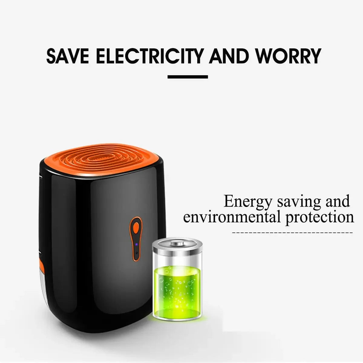 TINSOL New Air Dehumidifier 800ml Portable Dryer Low Noise Purification Anti-mold Cleaning Unit Portable Air Dryer Humidity
