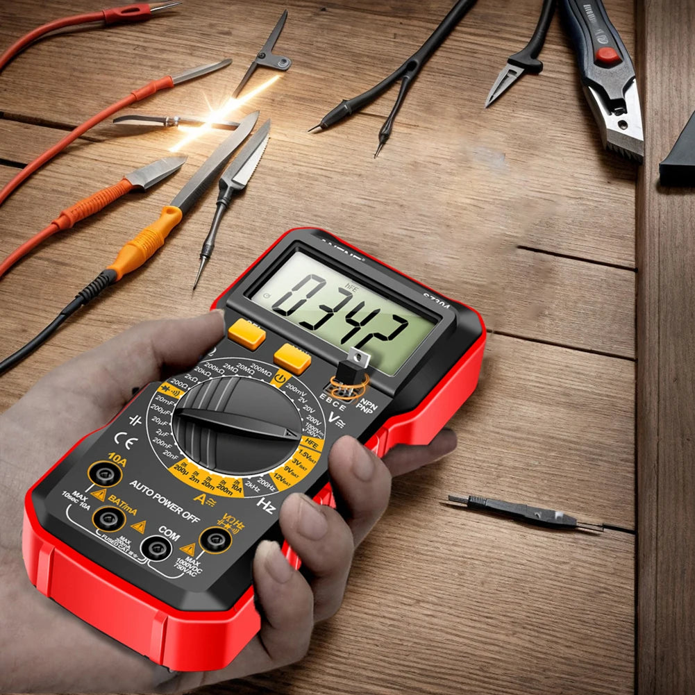 ANENG Digital Multimete True RMS Handheld Multifunction High Precision Tester NCV AC/DC Votage Current Resistance Ohm Tool