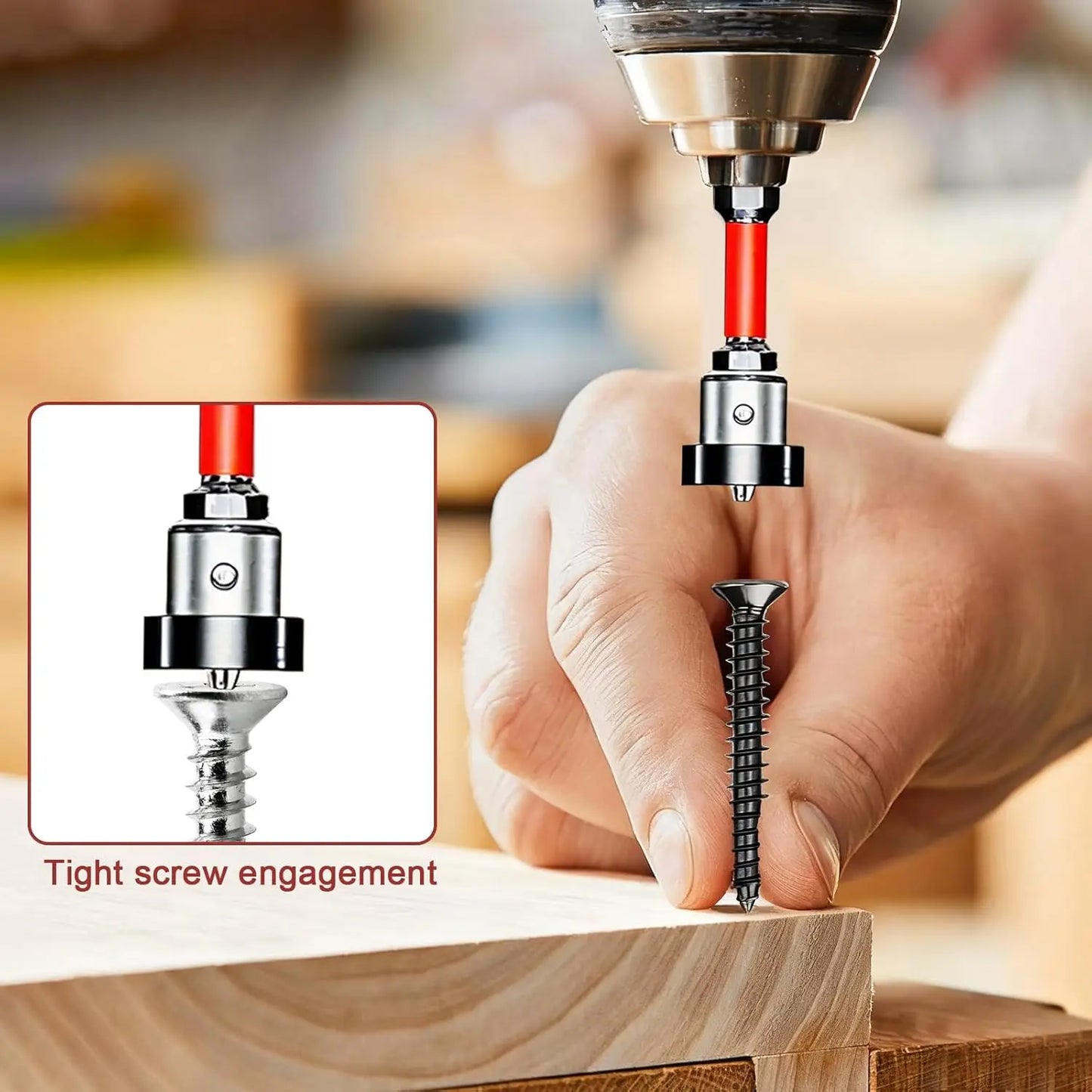 Magnetic Locating Screwdriver Bit S2 Steel PH2 Magnetic Tips Hex Shank Locating Batch Head Plasterboard Position Screwdriver Bit
