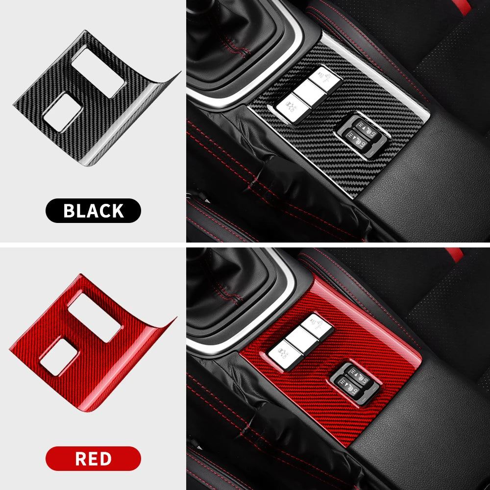 Real Hard Carbon Fiber For Subaru BRZ Toyota GR86 2021 2022 2023 2024 LHD RHD Car Trim Panel Sticker Dry Carbon Accessories