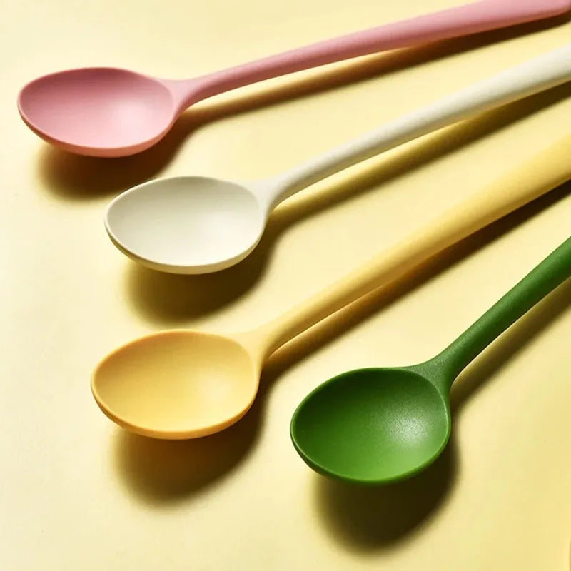 Silicone Chopsticks and Spoon Set - Dessert, Coffee and Sushi Utensils