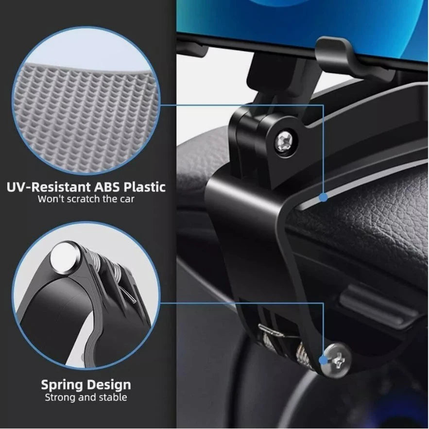 NEW Universal Car Phone Holder Portable 360°Degree Rotatable High Quality Multi-function Car Smartphone Mobile Phone Holder Clip