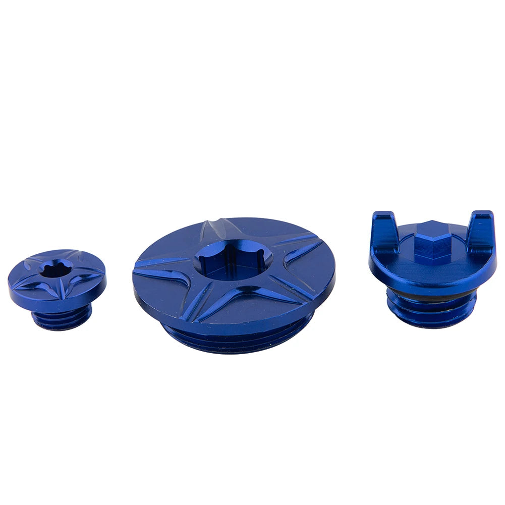 Motorcycle CNC Engine Timing Plug Cover Set Oil Filter Screw Set For Yamaha YZ250F YZ450F WR250F YZ250FX WR426F WR Dirt Bike