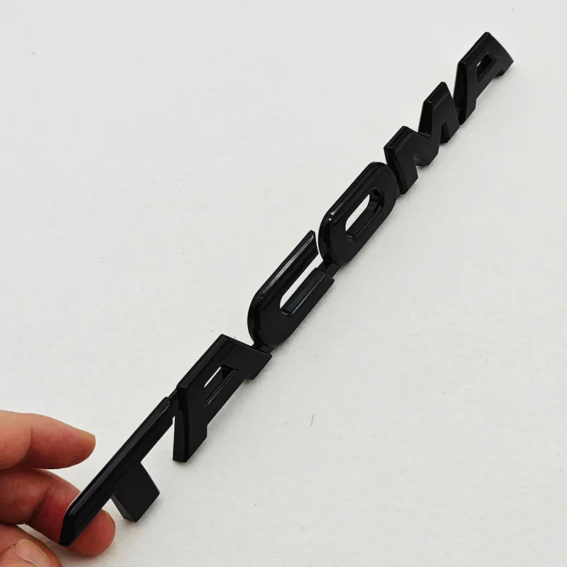 3D Car Sticker Logo V6 4X4 SR5 TACOMA Trunk Badge Door Waier Line C-Pillar Emblem Decals For Toyota TACOMA N170 N260 N300 N400