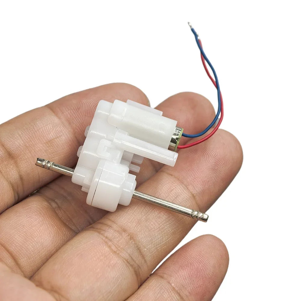 Tiny Coreless Gear Motor DC 1.5V-5V 3V 3.7V 390RPM Dual Shaft Gearbox Reduction Motor DIY Hobby Toy Car