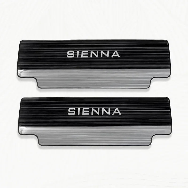 For Toyota Sienna XL40 4th 2021 2022 Refit Automotive Interior Rear Seat Anti-kick Cushion Car Front Door Anti-Kick Mat