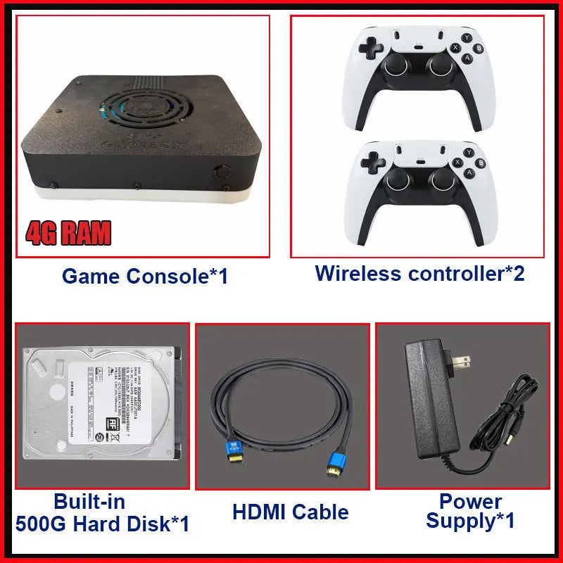 Super Console X3 Mini PC Game Console — i3 CPU, 1TB, Plug-and-Play TV, Wireless Controller