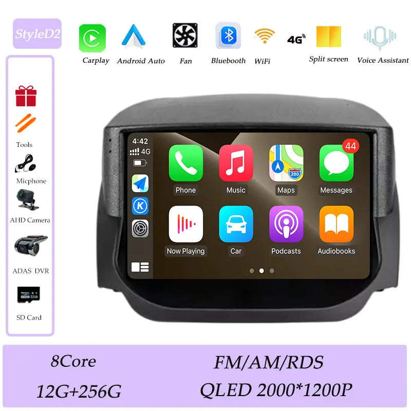 Android Car Stereo for Ford EcoSport (2014–2018) — Wireless CarPlay, GPS, WiFi, Bluetooth, Split Screen
