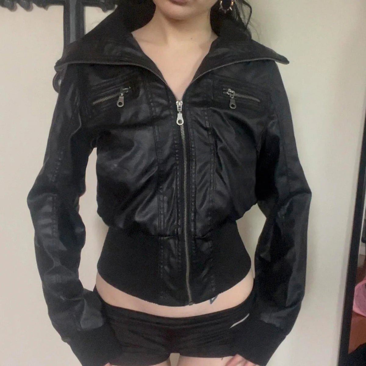 Women's Hooded Safari Zip Jacket, Vintage Streetwear