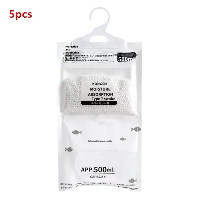 Hanging Moisture Absorber Bags for Wardrobes, 50 g - 5 or 10 Pack - view 10
