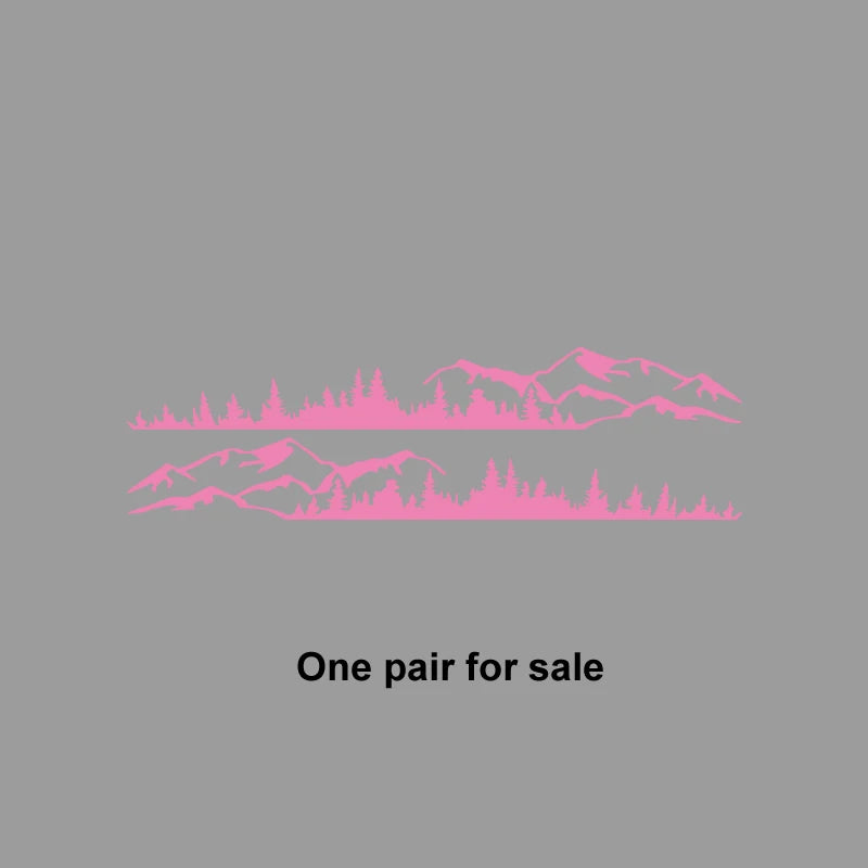 Carlow Hills and Forest Scene Outdoor adventure designs, outdoor adventure stickers nature themed decorations durable vinyl