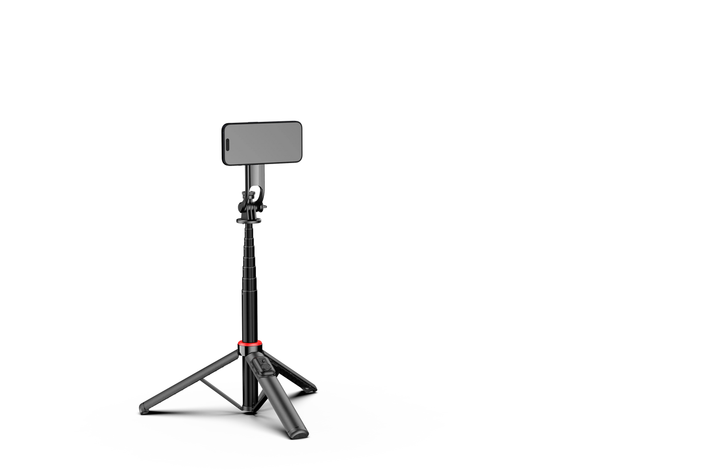 Magnetic Selfie Stick Tripod for iPhone 12-16 Pro Max Travel Stand with Magsafe Phone Clamp for Android Smartphone
