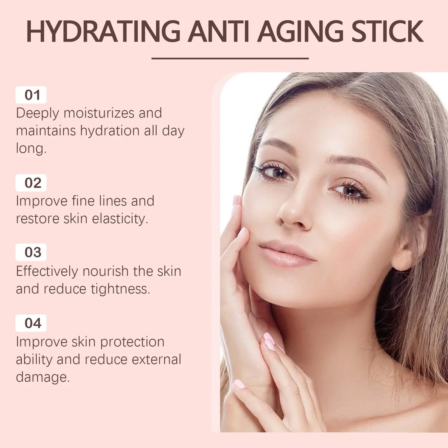 Eelhoe Collagen & Hyaluronic Acid Multi Bounce Balm Stick 9g – Instant Anti-Aging, Wrinkle Reduction, Brightening & Moisturizing | CPNP Certified