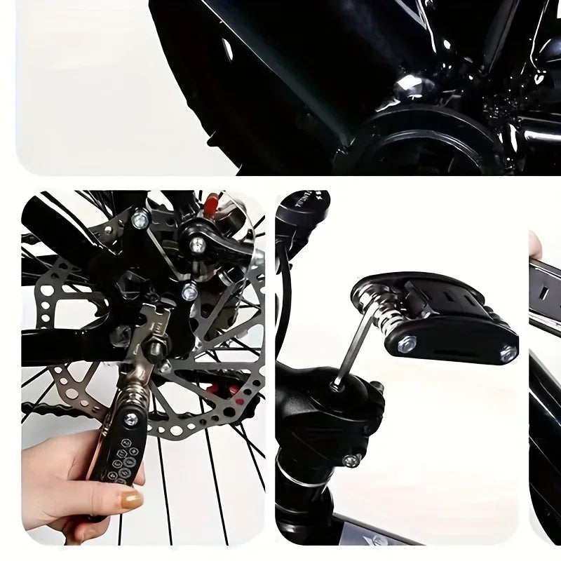 16-in-1 Socket Wrench Set Non-slip Rotating Head Durable Stainless Steel For Home Car Repair Easy Universal Tool Multifunctional