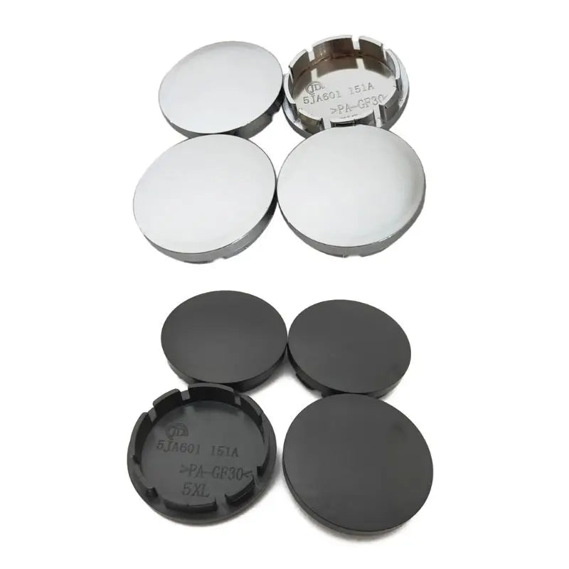 56mm Car Wheel Center Caps - 4 Pack for Lada, Audi, Skoda