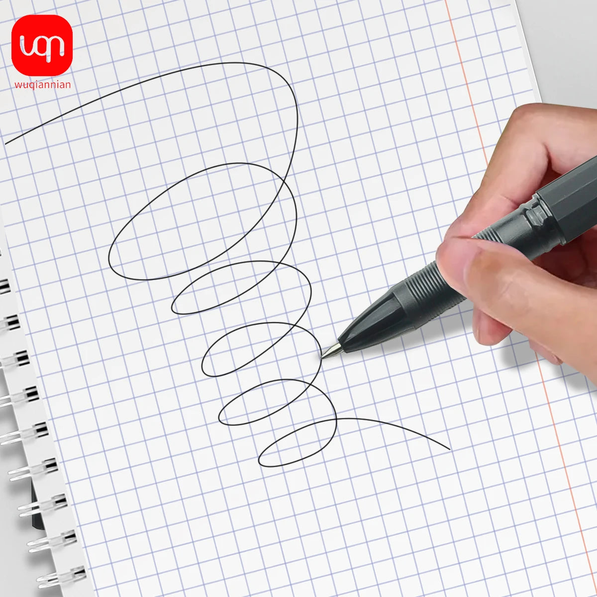 WQN-2/5/7pcs High-Quality School Business Writing Gel Pen Comfortable Holding Pen And Large-Capacity Refill Ink Is More Durable