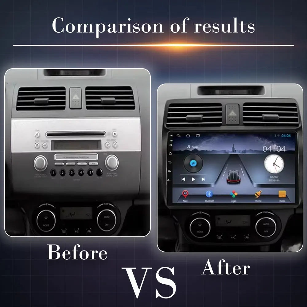 Android 16 Car Radio For Suzuki Swift 2003 - 2006 2007 2008 2009 2010 Multimedia Player Stereo Carplay AUTO Head Unit WIFI 4G BT
