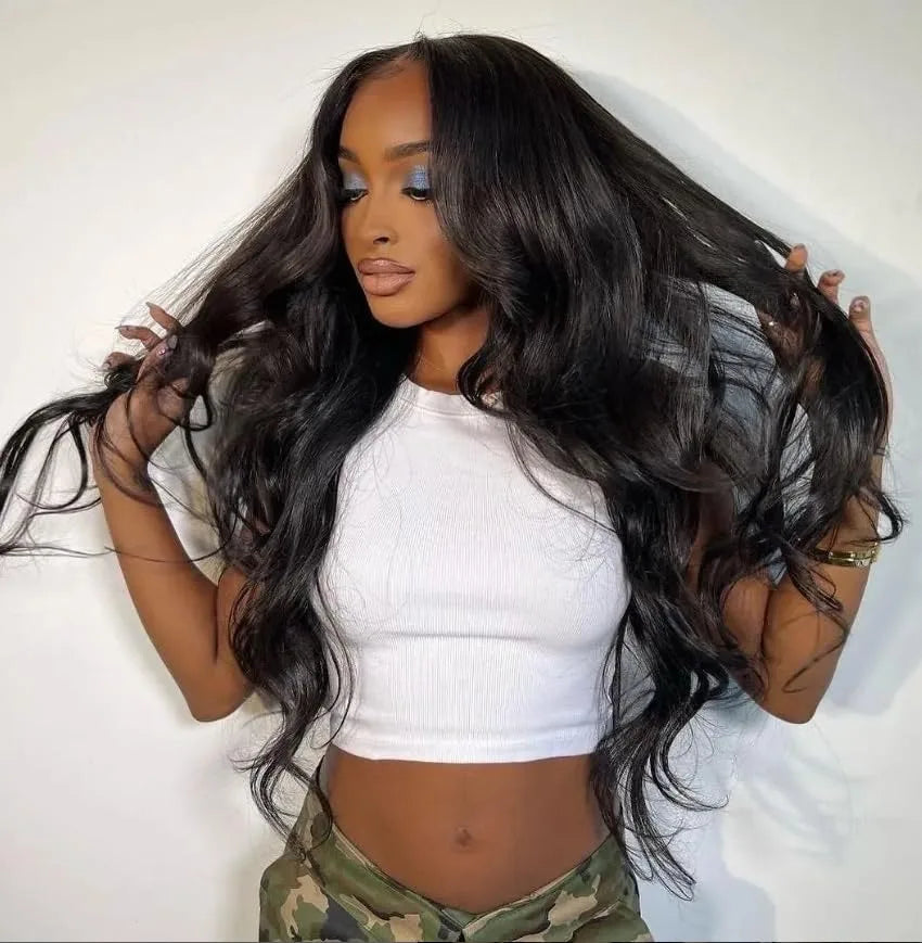12A Knotless Pre Separated Body Wave Feather Crochet Human Hair 100% Raw Real Hair Extensions For Braiding Twist Feather Line
