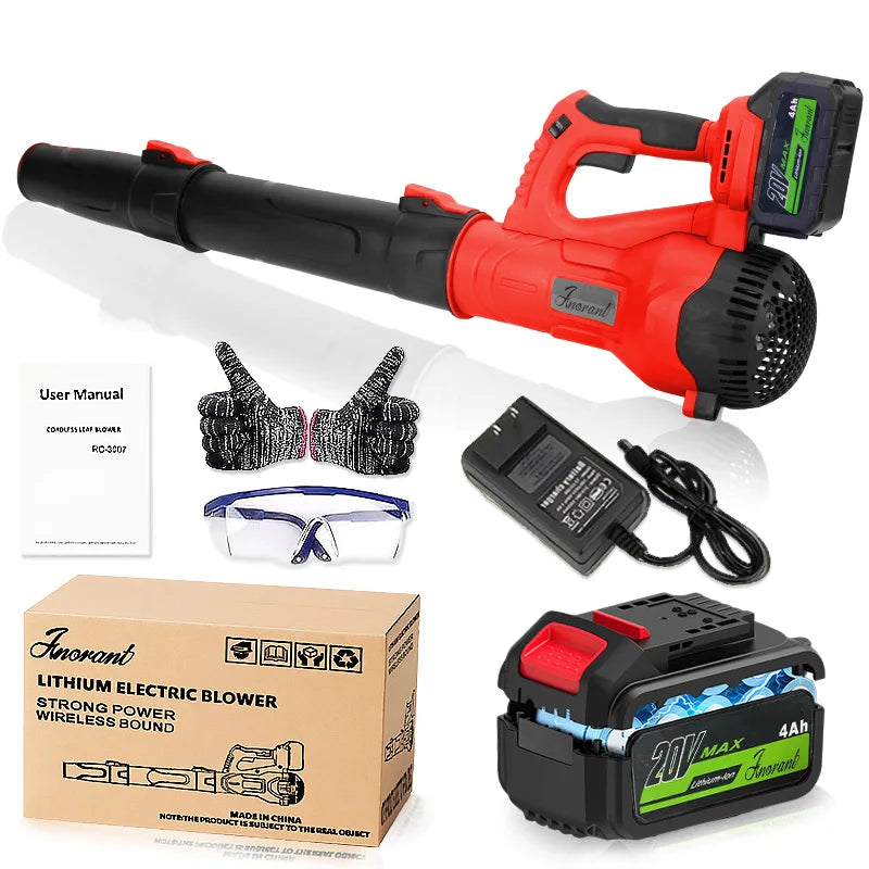 Cordless Leaf Blower – Ultra-High-Power Garden Blower for Leaves, Dust & Snow Removal