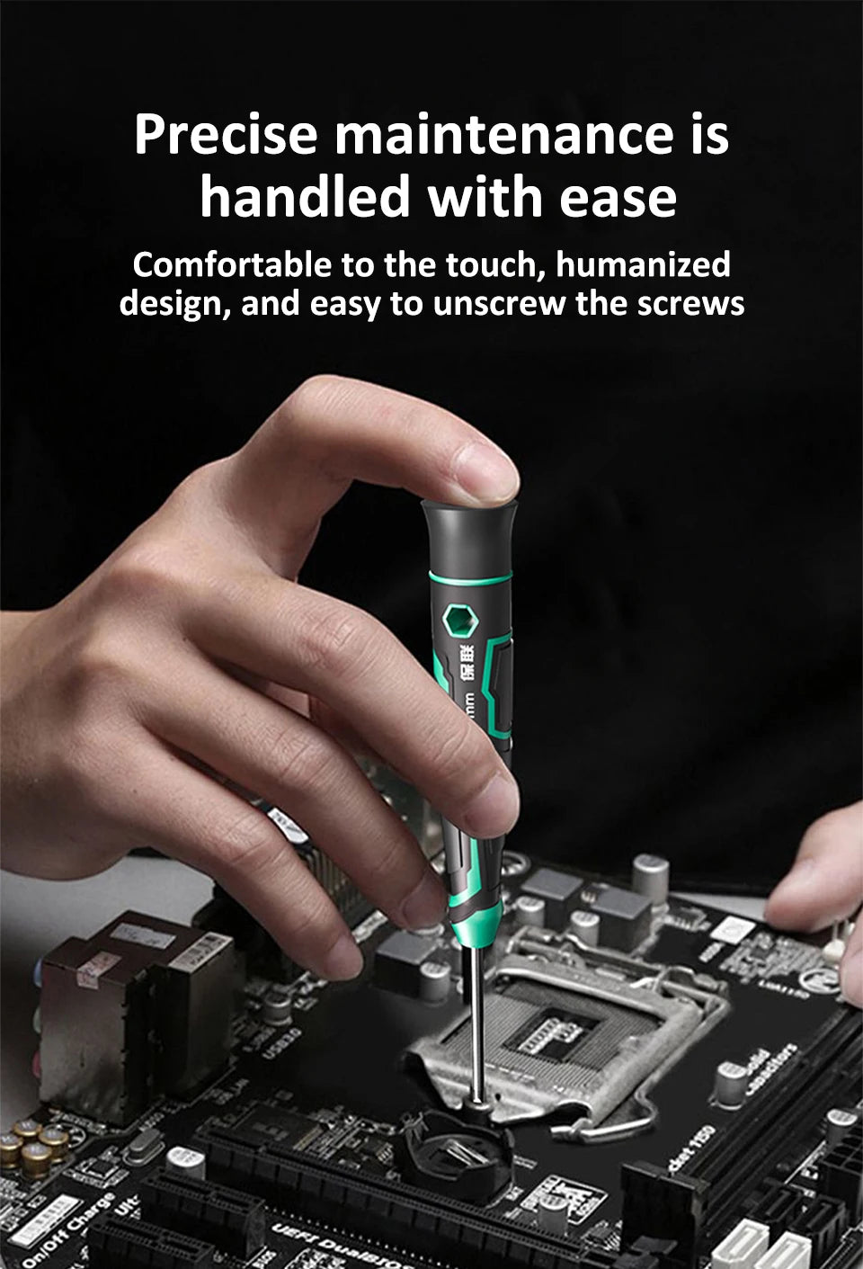 Precision Magnetic Screwdriver Anti-Slip Handle Phillips/Slotted Type Mini Screw Driver Installation and Disassembly Repair Tool