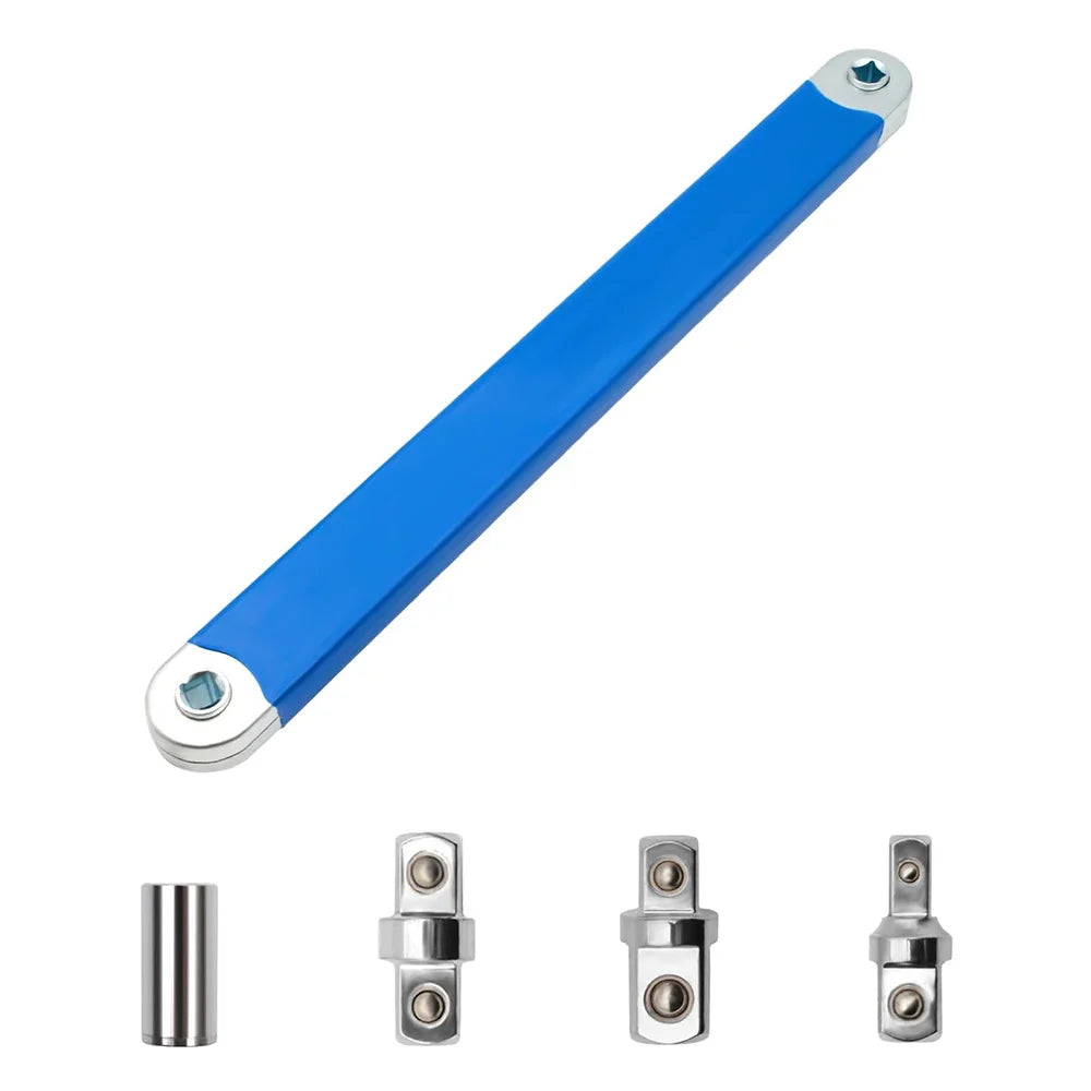 Professional Zero Offset Extension Wrench Tight Space Extension Tool 1/2 in. 1/4 in. 3/8 in. Auto Repair Tool Home Tool Set