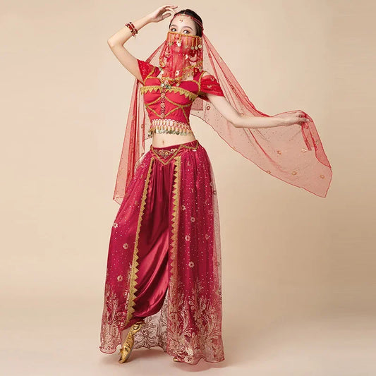 Chinese Han and Tang style belly dance princess dress