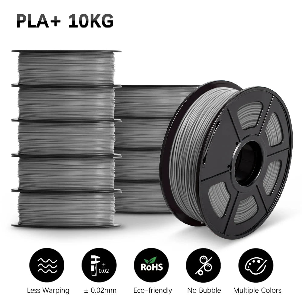 SUNLU 3D Filament PLA/PLA META/PETG/ABS/TPU/PLA MATTE 1.75mm 10Roll 1KG/0.5KG 3D Printer Filament for 3D Printer