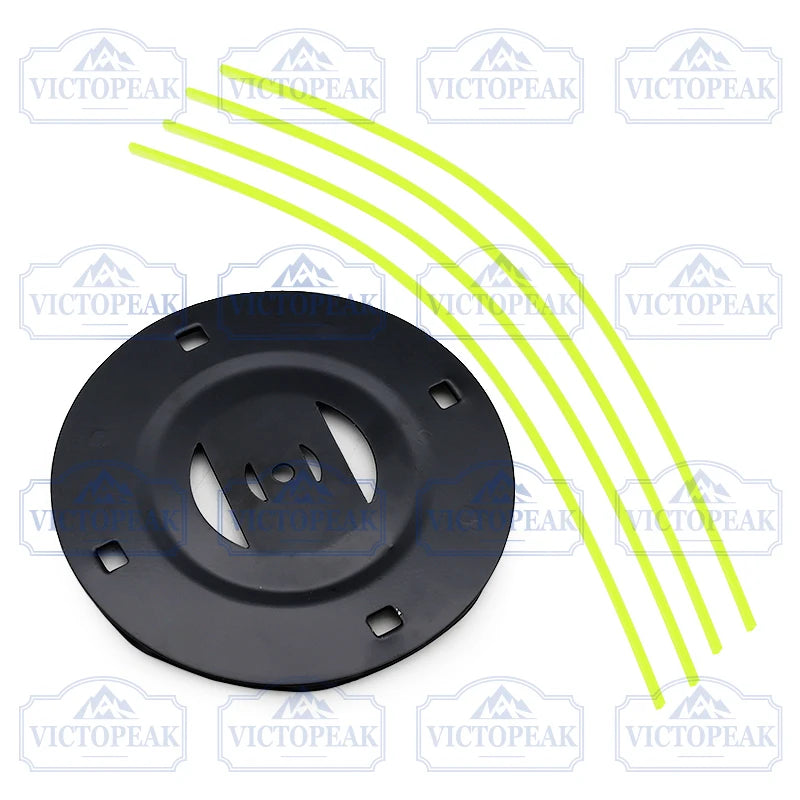Trimmer Head Iron Plate Easily Install Rotate Line for Brush Cutter Head Brushhead