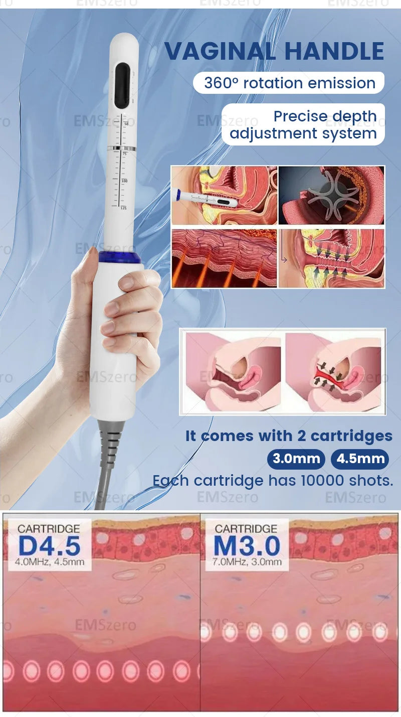 Portable 2-in-1 facial privacy 7D HI * FU machine for facial lifting wrinkle removal anti-aging and skin tightening 2026