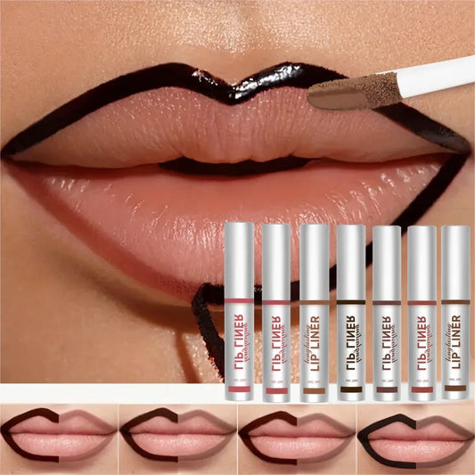 1PC Lip Liner Peel Off Tattoo Lipgloss Long Lasting Matte Lip Tint Contour Tear-off Lips Stain-Easy To Create Daily Makeup