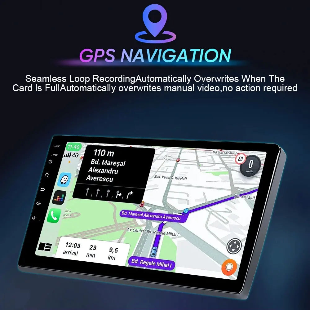 Android 16 8 core Carplay For Toyota Avensis T27 2009-2015 Car Multimedia Player 5G Wifi High-performance 7862 CPU Touch Display