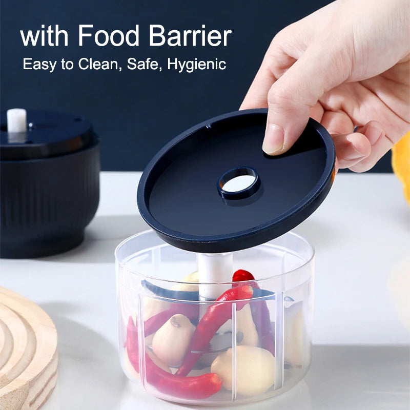 Mini Electric Garlic Chopper - USB Rechargeable 250ml Food Chopper - photo 4