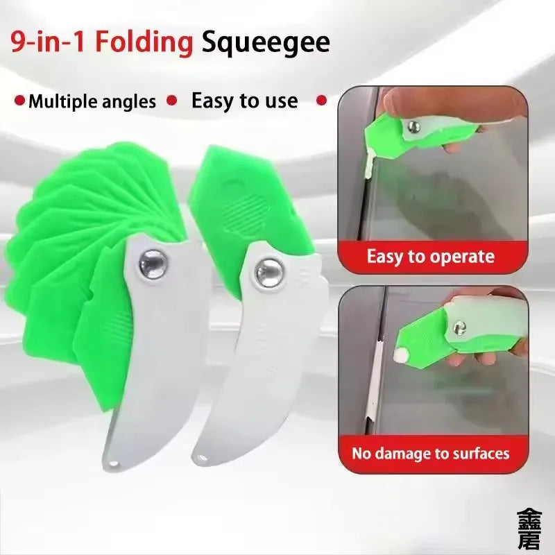 Household 9 in 1 Silicone Caulking Tool Sealant Spreading Professional Tile Window Grout Edge Removal Joint Sealant Spatula