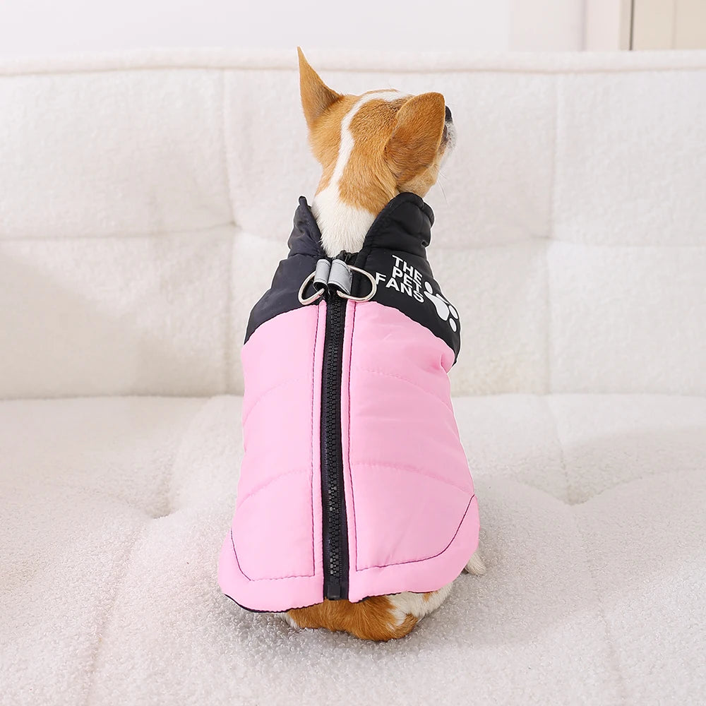 Pet Dog Jacket Autumn Winter Clothes For Small Medium Dogs Cat Waterproof Warm Chihuahua French Bulldog Vest Coat Puppy Costume