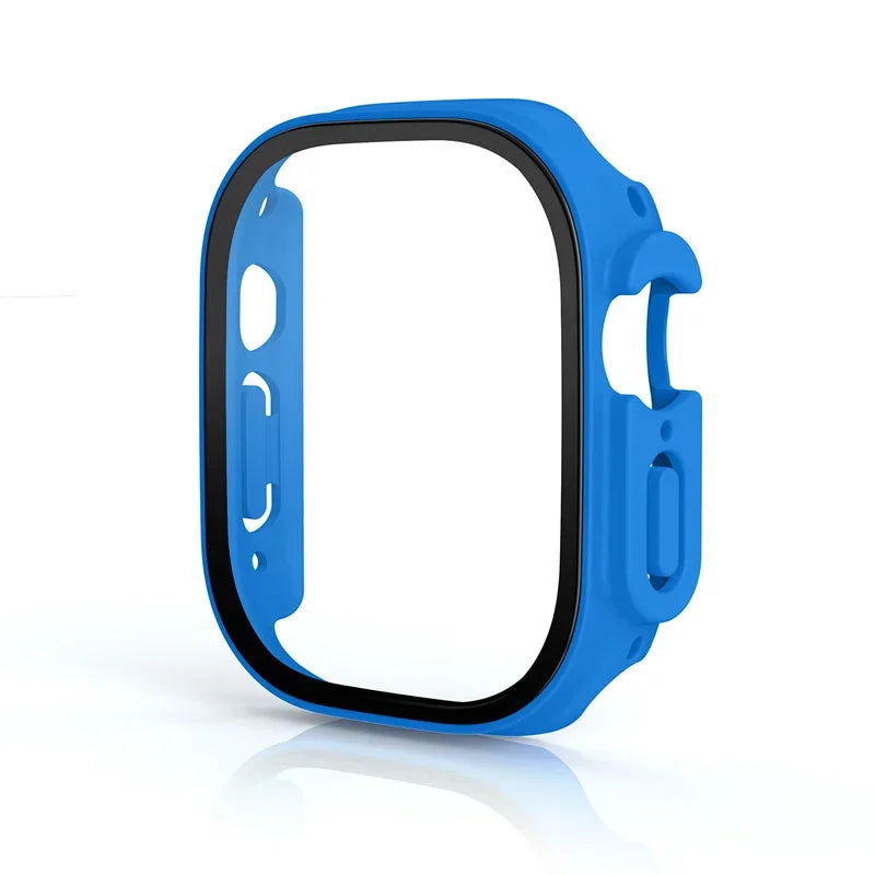 For Apple Watch Ultra 3 49mm 2026 PC Bumper+Screen Protector Tempered Glass+Cover for apple watch Case ultra 2/Ultra Accessories