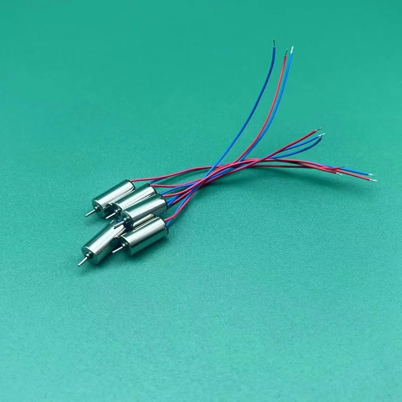 2PCS DC 3.7V 75000RPM Mini 6mm*12mm 612 Coreless Motor High Speed Strong Magnetic Micro Hollow Cup Motor DIY RC Drone Quadcopter