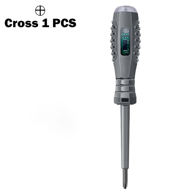 Electric Pen Slotting Phillips Screwdriver Neon Bubble Indication Power Test Tool Insulated Electrical Tools Voltage Tester