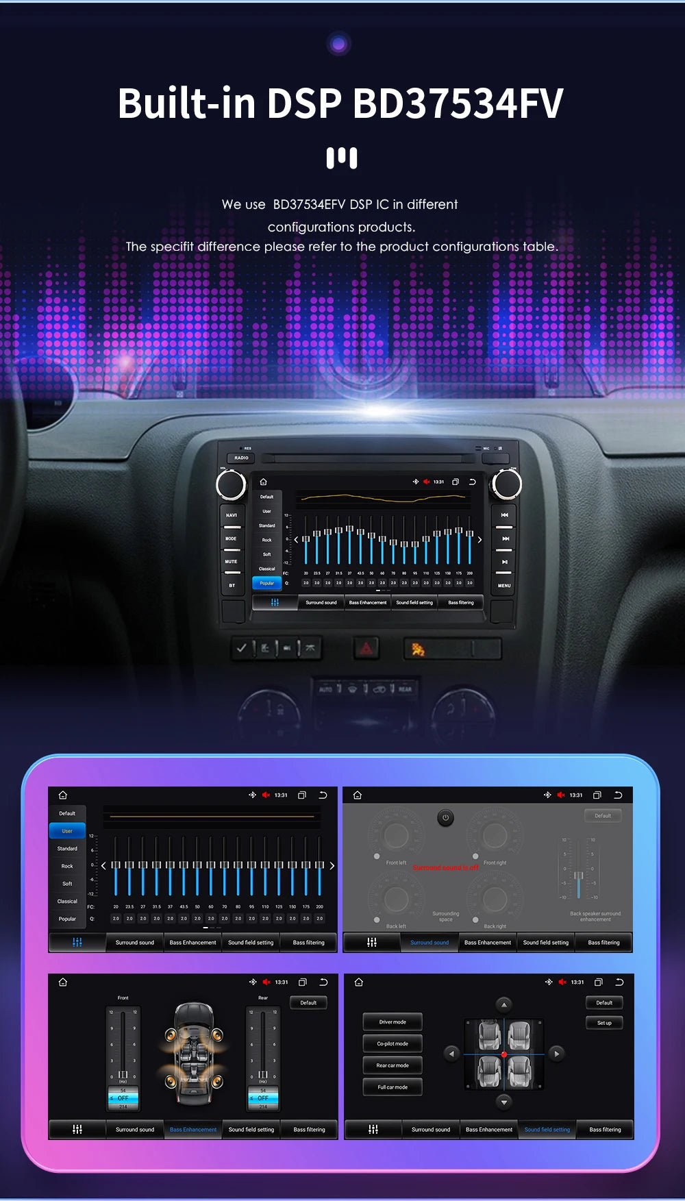 7" Android Car Stereo with GPS & Bluetooth — Chevrolet Silverado, Impala, Traverse & GMC Sierra