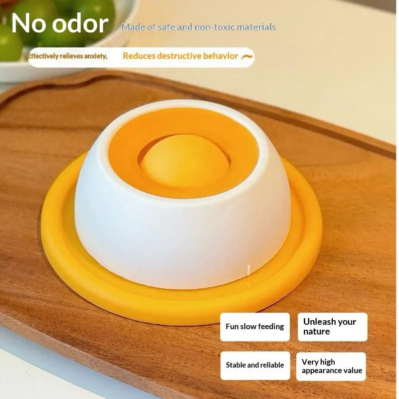Round Pet Lick Mat - Slow Feeder Plate for Dogs & Cats – photo 4