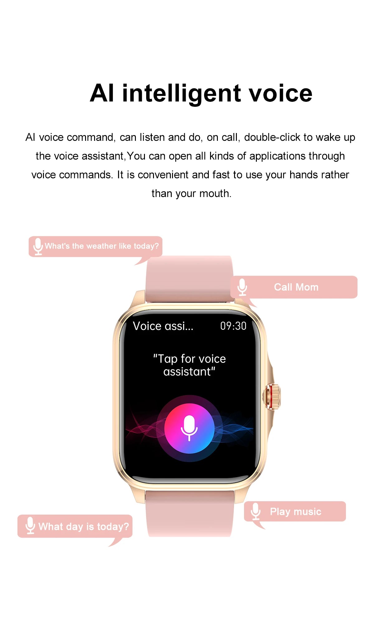 2026 New Health smart Watch Heart Rate Blood Oxygen Blood Pressure Monitoring Bluetooth Call GPS Movement Trajectory Smartwatch